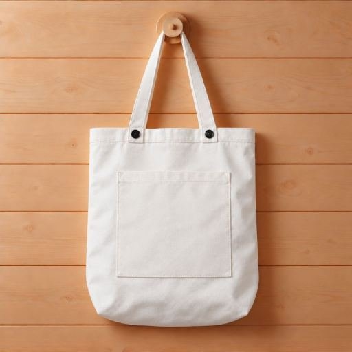 Cotton Printed Tote Bag with pocket