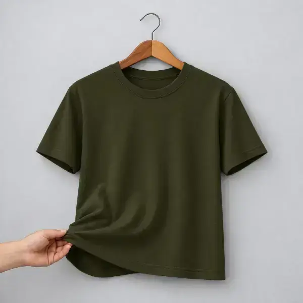 Plain Regular Fit Unisex Tee